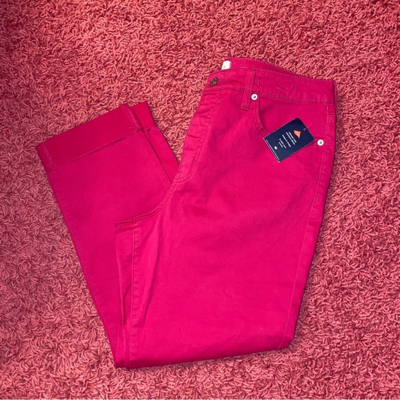crown & ivy Jeans New Crown Ivy Pink Skinny Jeans Poshmark